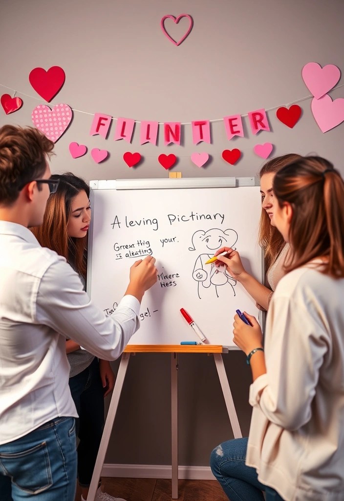 10 Hilarious Galentine's Games That Will Have You and Your Besties in Stitches! - 4. Pictionary: Galentine's Style