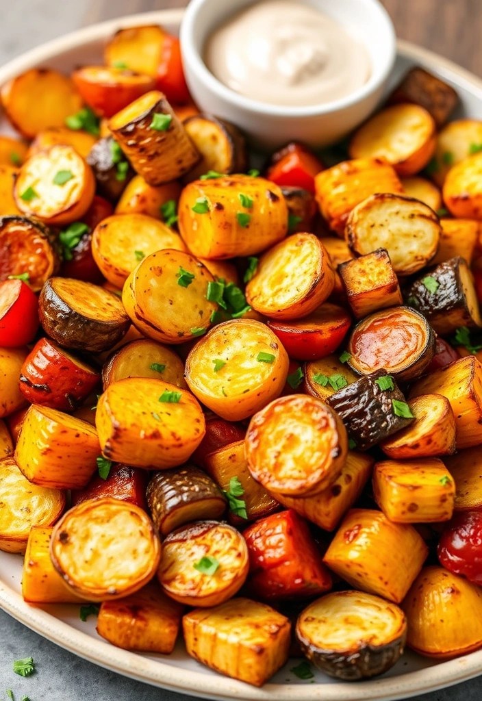 12 Healthy Super Bowl Snacks That'll Keep You in the Game (Without the Guilt!) - 10. Roasted Veggie Platter
