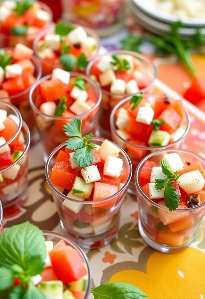 12 Healthy Super Bowl Snacks That'll Keep You in the Game (Without the Guilt!) - 12. Mini Greek Salad Cups