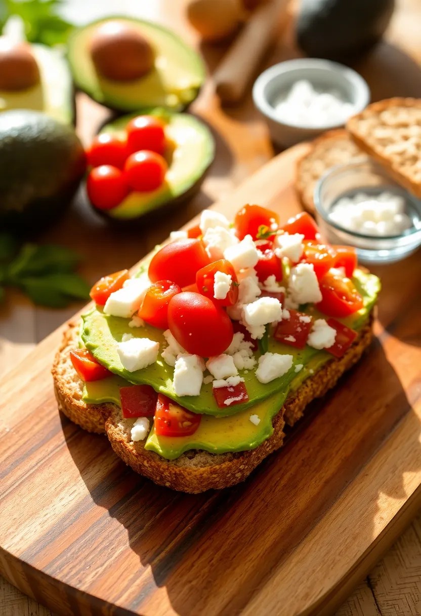 14 Guilt-Free Healthy Snacks That Are So Delicious You'll Want Them Daily! - 1. Avocado Toast with Cherry Tomatoes