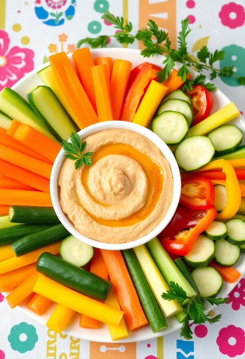 14 Guilt-Free Healthy Snacks That Are So Delicious You'll Want Them Daily! - 6. Veggie Sticks with Hummus