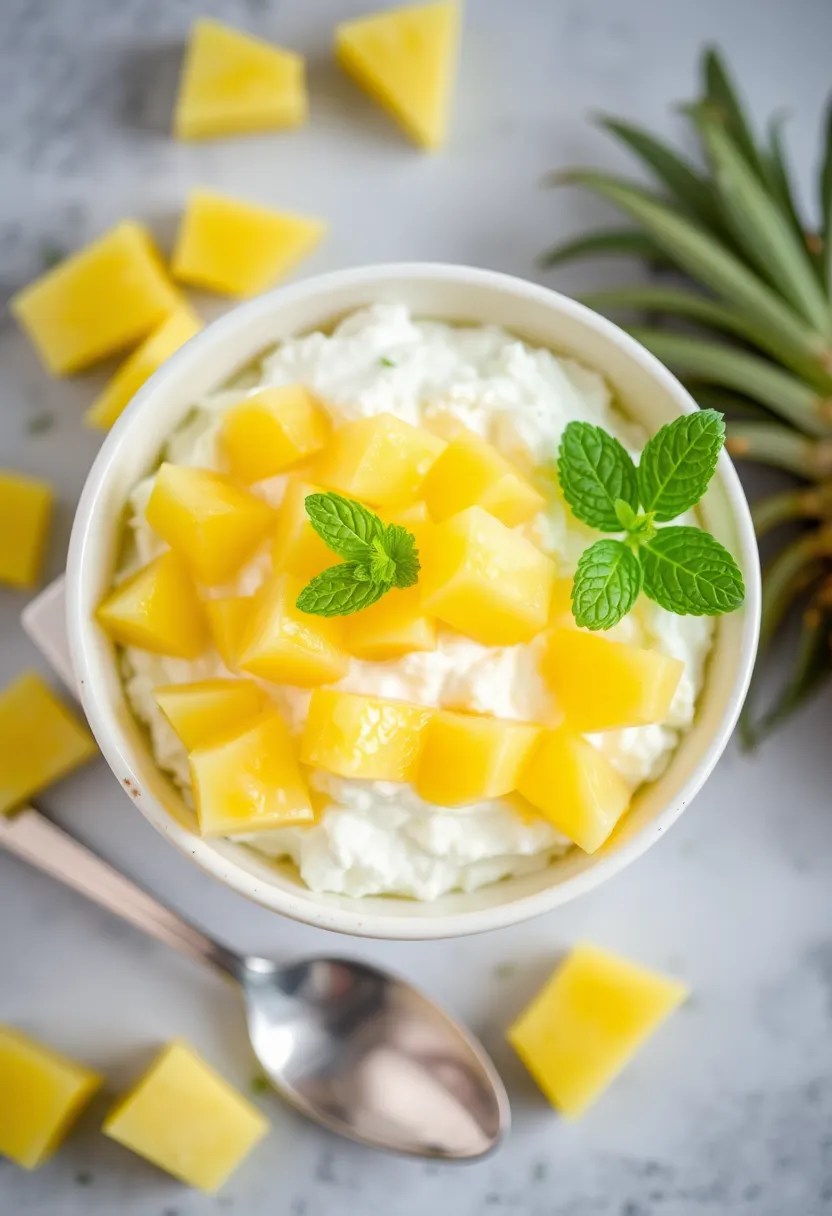 14 Guilt-Free Healthy Snacks That Are So Delicious You'll Want Them Daily! - 9. Cottage Cheese with Pineapple