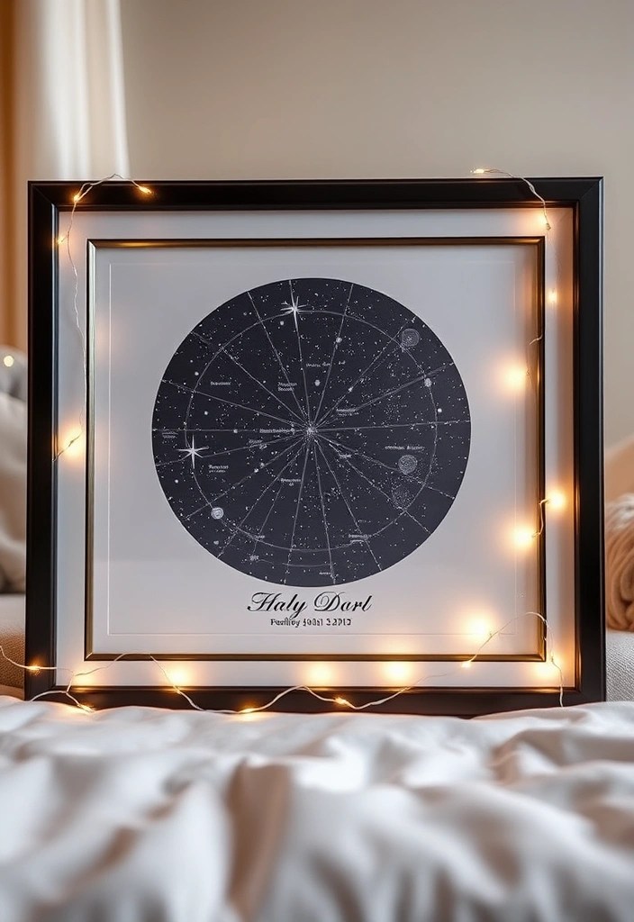 20 Unique Valentine's Day Gifts That'll Make Your Partner Say 'Wow!' - 1. Customized Star Map