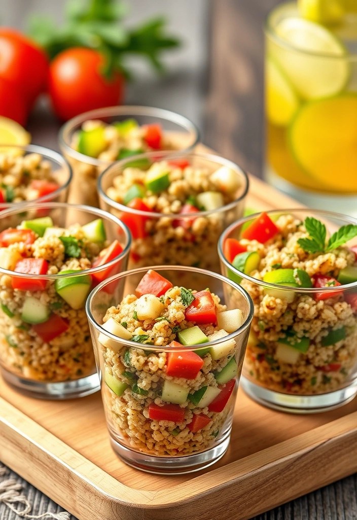 21 Low Calorie High Protein Snacks That Will Keep You Full All Day (You Won't Believe #5!) - 14. Quinoa Salad Cups