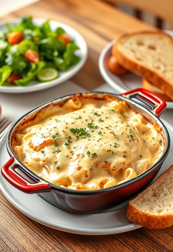 25 Easy Recipes That Will Impress Your Family (Wait Until You Try #12!) - 11. Chicken Alfredo Bake